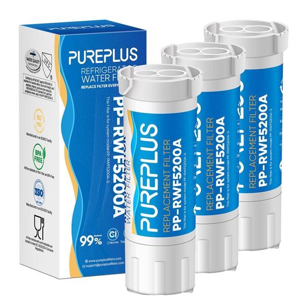 PurePlus Refrigerator Water Filter PP-RWF4200A Set of 3
