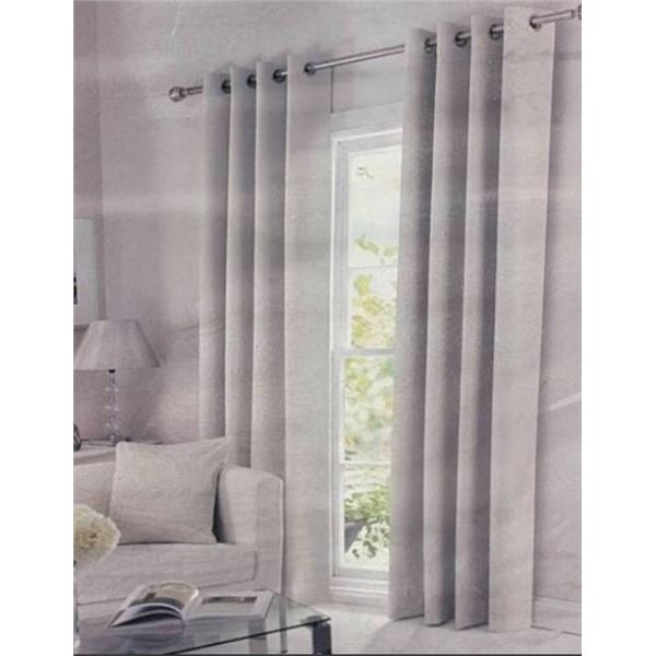 Home Curtain Panel Set of 2 – Gray – 54 x 84 Inches