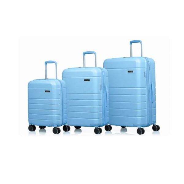 Pack & Fly 3-Piece Set, Light Blue Edition, Sizes 20in/24in/28in