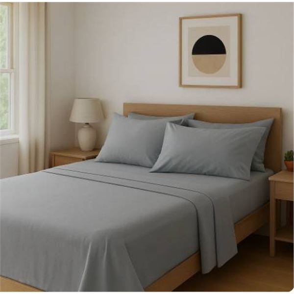 Comfy Bamboo World Series King Sheet Set  Gray