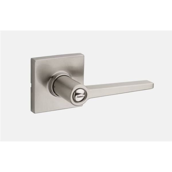 Weiser Daylon Safe Lock Privacy Lever Set, Satin Chrome Finish, Lot of 2
