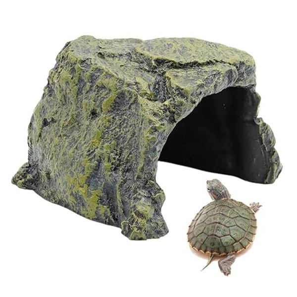 Resin Rock Cave Habitat With Dimensions 7 x 7 x 5 Inches