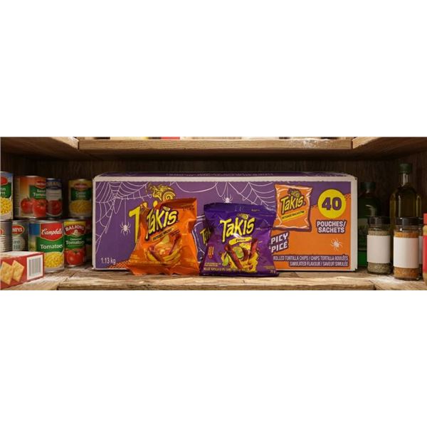 Takis Spicy Snack Assortment – 40 Pouches, 1.13 kg