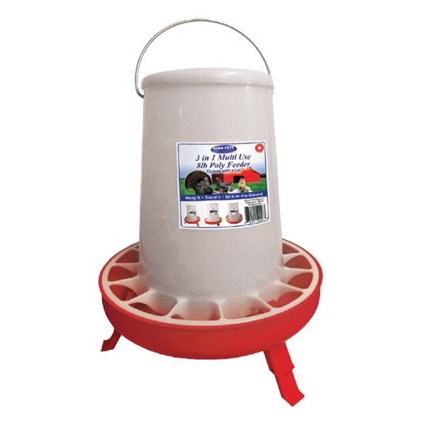 Lot of 2 – Farm Tuff 3-in-1 Multi Use Poly Feeder