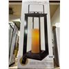 Image 2 : Outdoor/Indoor Metal Lantern With LED Candle and Remote Control