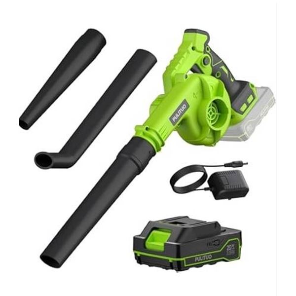 Change Moore Electric Leaf Blower with Battery and Charger