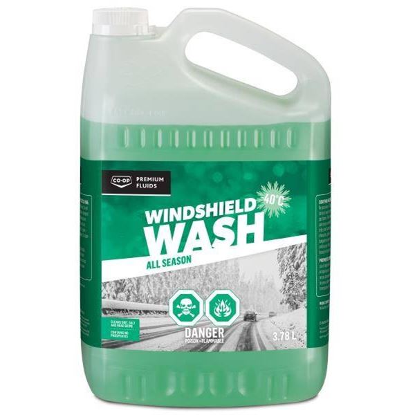 Co-op Premium Fluids Windshield Wash All Season 3.78L, Set of 4