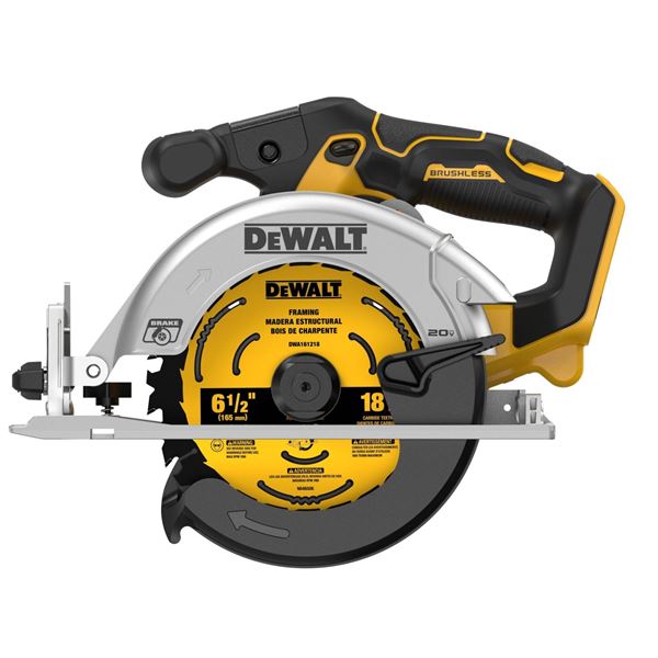 DEWALT 20V MAX* Circular Saw, 6-1/2-Inch, Cordless with blade