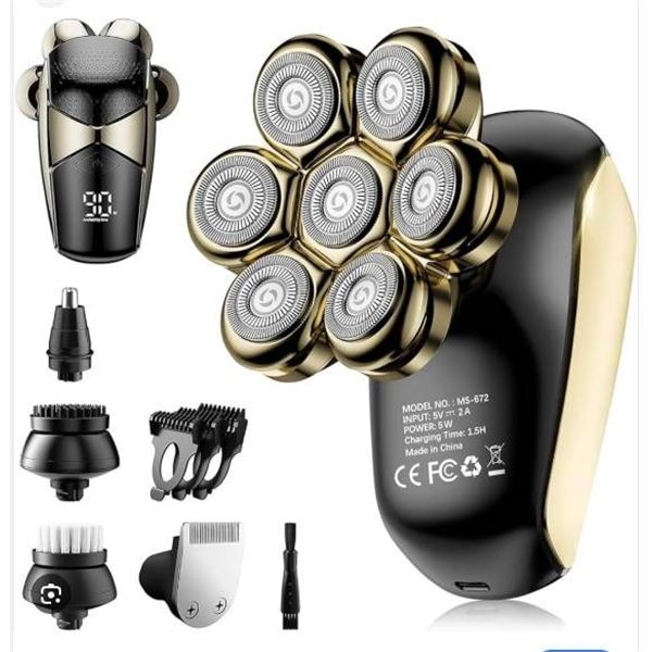 Shpaver MS-672 Head Shaver for Bald Heads with IPX7 Waterproof Rating