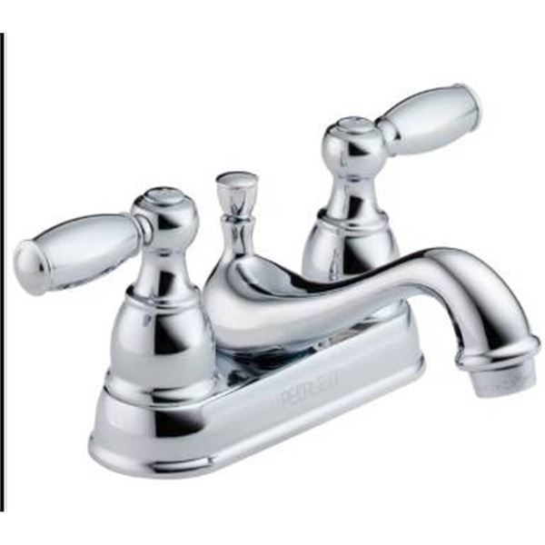 Peerless P99675LF Chrome Lavatory Faucet With Two-Handle Design