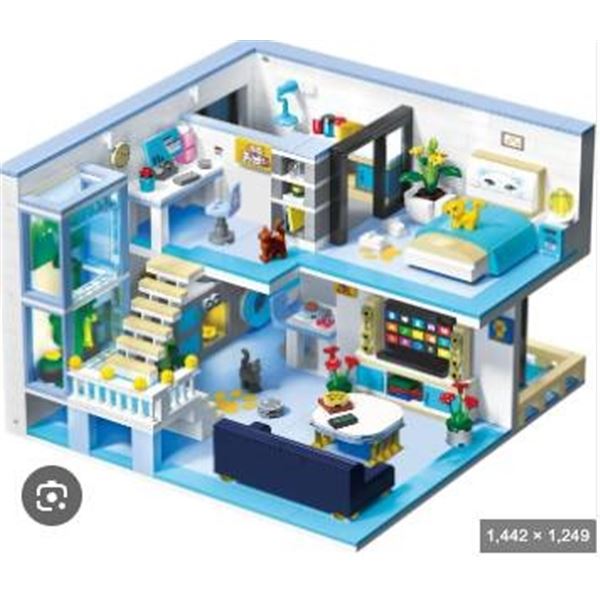 Zhe Gao Mini Building Set – Cat Villa