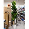 Image 2 : Artificial Fiddle Leaf Fig Tree with Planter, 7ft in Height