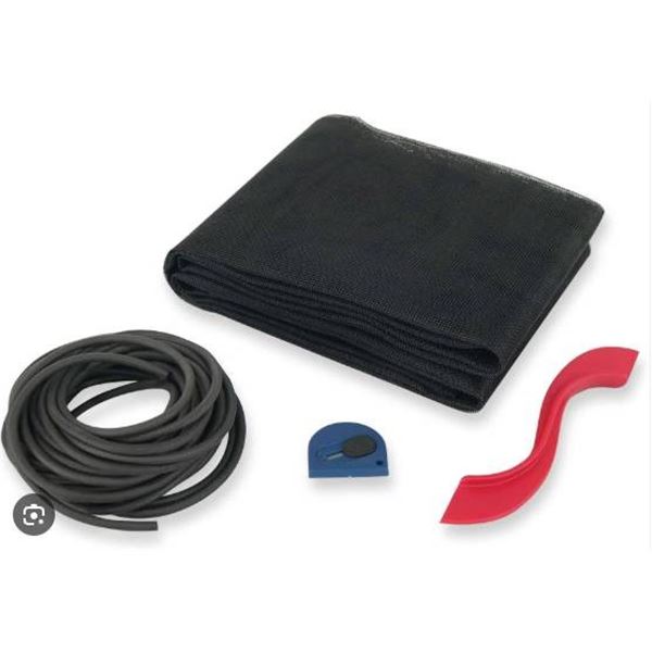 2 Climaloc Fiberglass Screens – 36 in x 84 in, Black