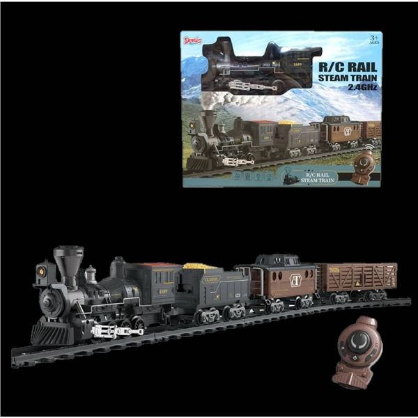 R/C Rail Steam Train Set 2.4GHz Wireless