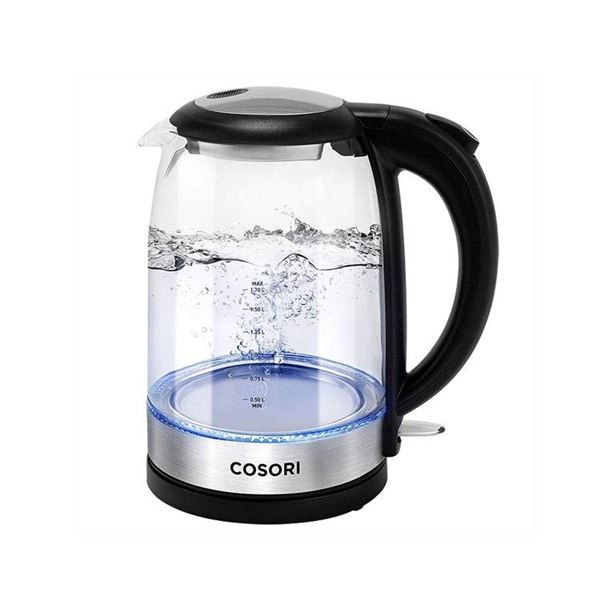 Cosori Electric Glass Kettle with Cordless Operation