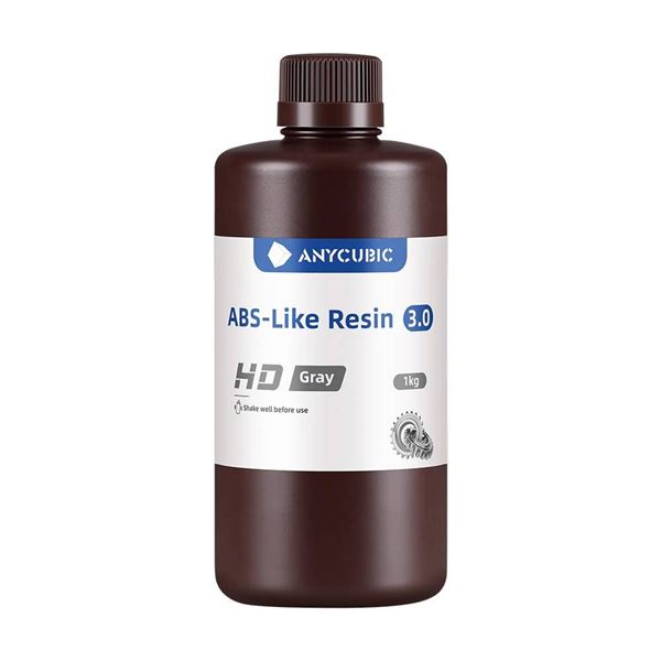 Anycubic ABS-Like 3D Printing Resin, Gray, 1kg x 2pcs