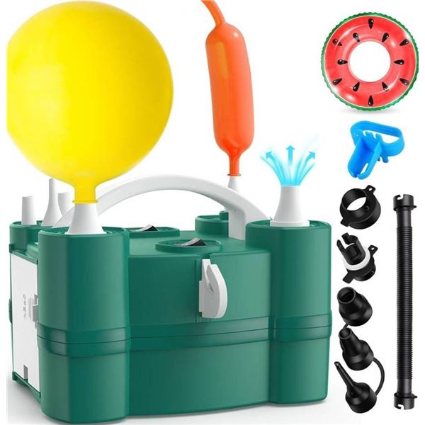 Loolaa Multi-Function Electric Air Pump with Two Motors