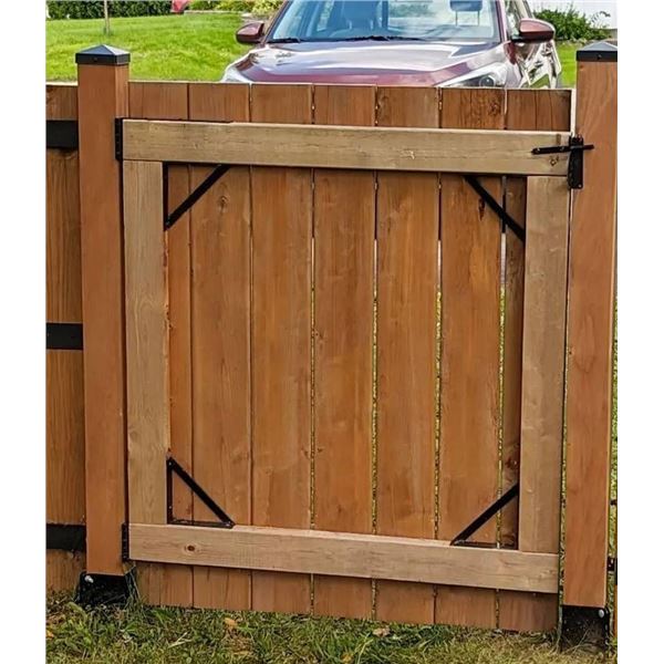 Pylex Heavy-Duty Gate Hardware Kit, Black