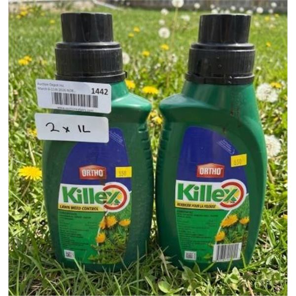 Ortho Killex Lawn Weed Control Concentrate, 2×1 L