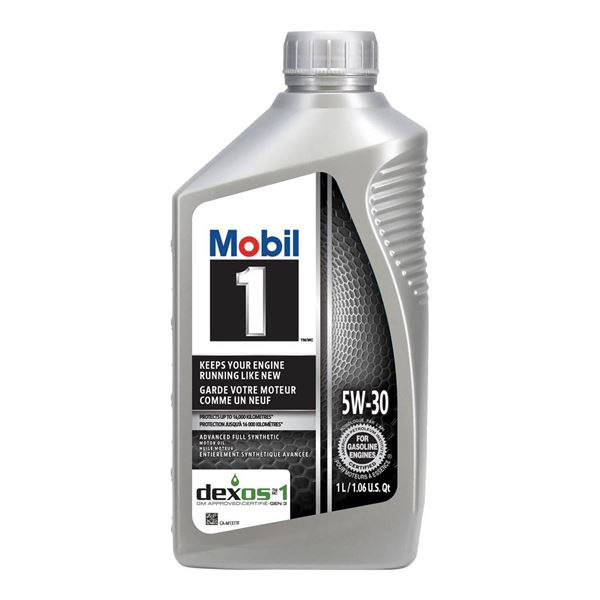 Mobil 1 Advanced Full Synthetic Motor Oil 5W-30, 6 X 1L