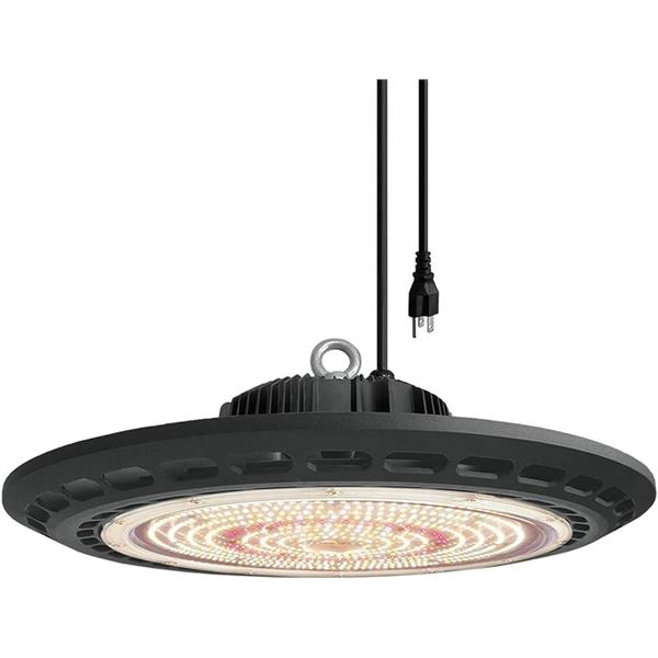 UFO LED Horticultural Light, 130W, Full Spectrum, ETL Certified