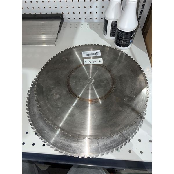 Lot of 2 – 255 mm Circular Blade with 49T, Sylvan PR, Model 41181-90T