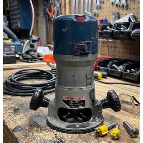 Bosch 1617 EVS Router and Porter-Cable 1001 Router Base **TOOL ONLY**