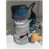 Image 3 : Bosch 1618EVS Router Motor 120V 60Hz 12A Variable Speed And Bosch 16175 Router Base with Wooden Hand