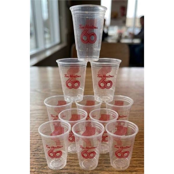 Tim Hortons 60th Anniversary Medium Cold Beverages Cups 1000 Count