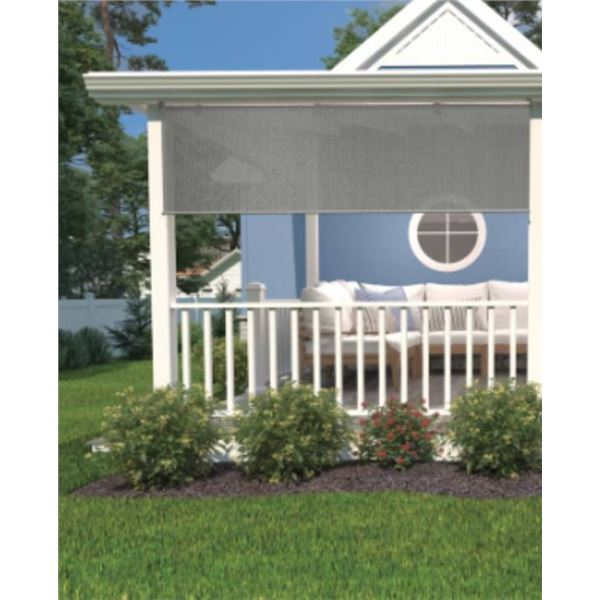 Coolaroo Steel Wand Operated Shade, 96 x 96 in, UV 95 Percent Block