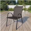 Image 1 : Mainstays Wicker Stacking Armchair with Metal Frame, SKU #4878203
