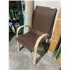 Image 3 : Mainstays Wicker Stacking Armchair with Metal Frame, SKU #4878203