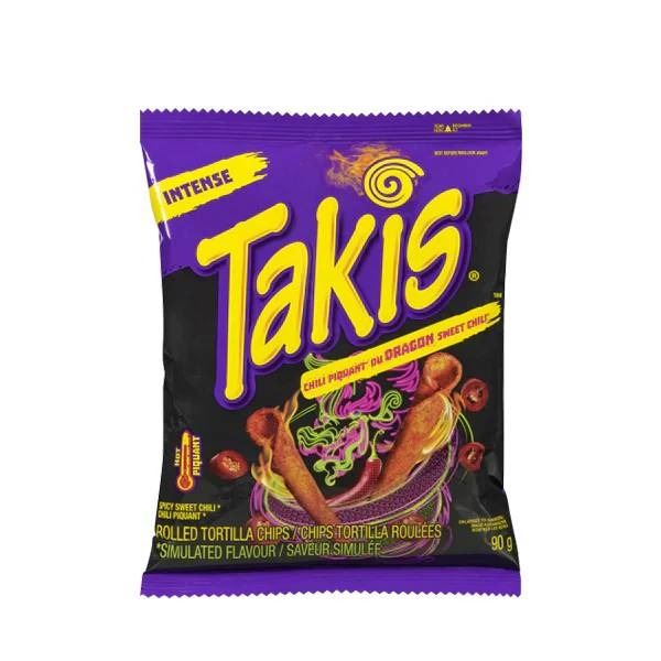 Takis Dragon Sweet Chili Rolled Tortilla Chips, 18 x 90g Bags