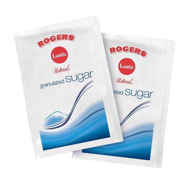 2000 Sachets of Single-Serve Sugar Packets, Total Weight 7kg