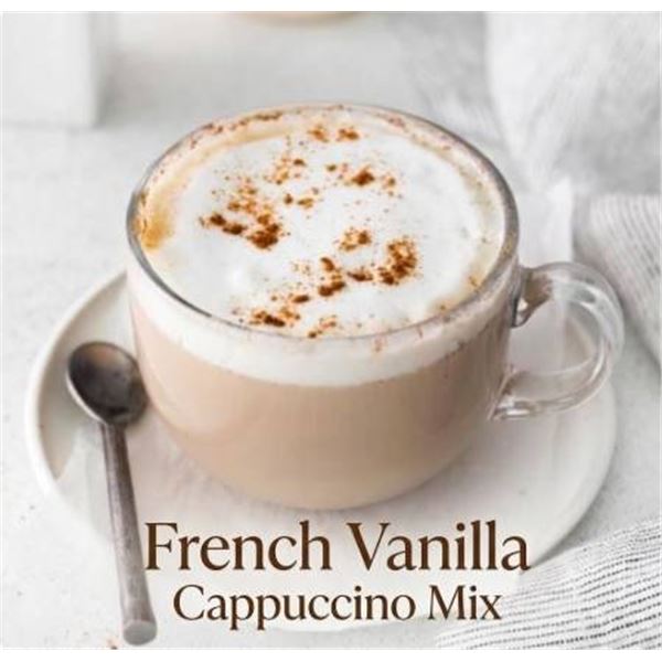 French Vanilla Cappuccino Mix, 6 x 2 lb Bags