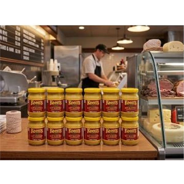 Keen’s Prepared Hot Mustard, 12 x 100mL Jars