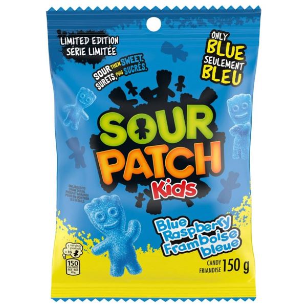 Sour Patch Kids Blue Raspberry Candy 12 x 150g