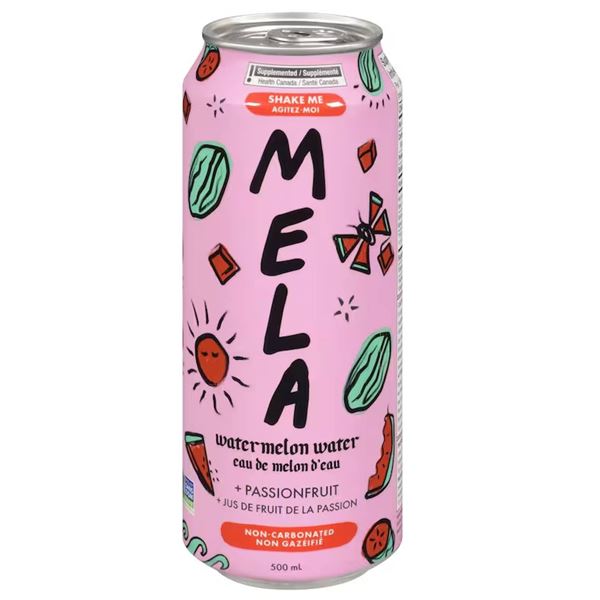 Mela Watermelon Water With Passionfruit, 10 x 500ml