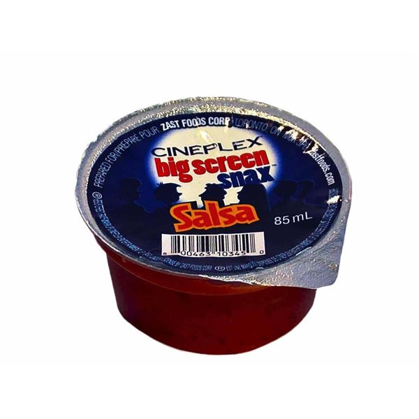 48 Cineplex Big Screen Snax Salsa Cups, 85 mL Each