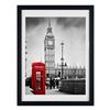 Image 1 : 12×16 Picture Frame Display with Strengthened Glass and Black Finish