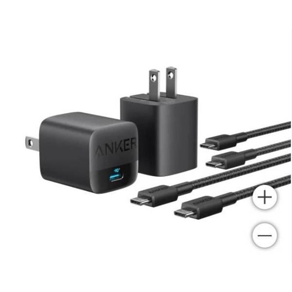 Anker 30W Fast Charging Kit With Two Lightning Cables