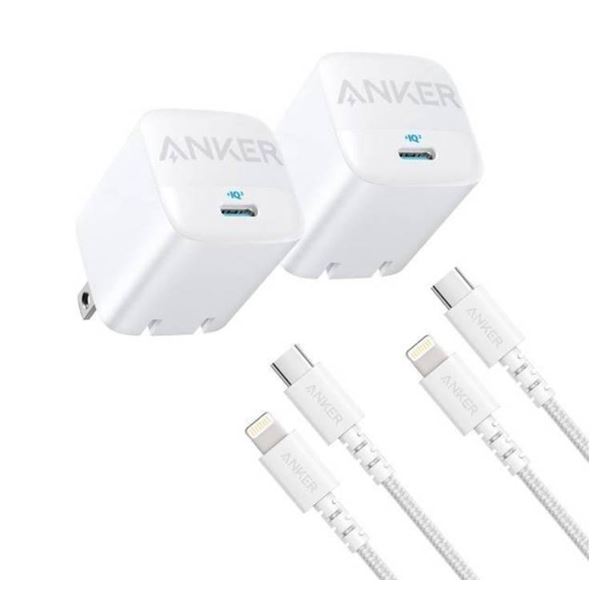 Anker 30W Fast Charging Kit With Two Lightning Cables