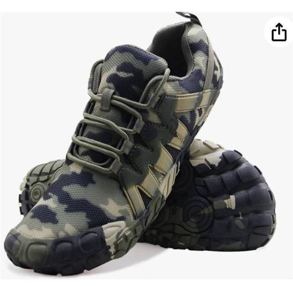 Weweya Barefoot Shoes Size 11 Camo Green
