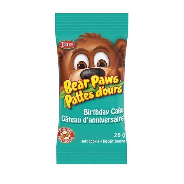 Dare Bear Paws Birthday Cake Flavor 12 Pouches – 336 g