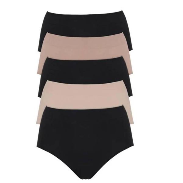 Jones New York Signature Seamless Brief 5-Pack, Size L/G
