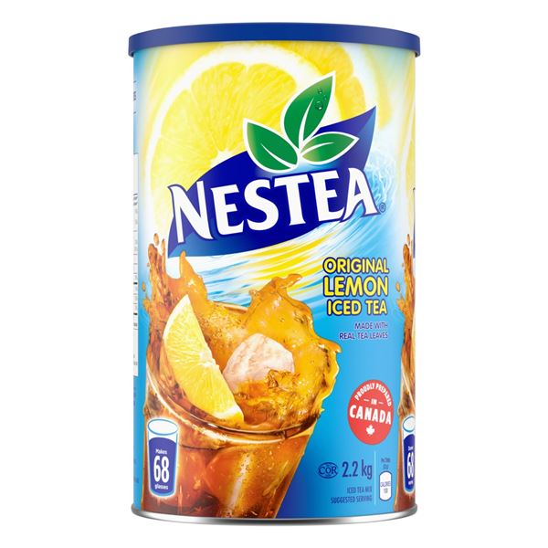 Nestea Original Lemon Iced Tea Mix, 2.2 kg Can,