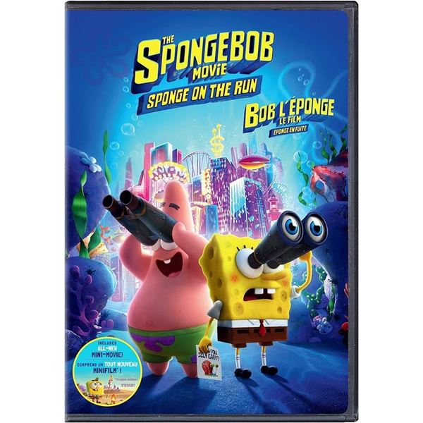 The SpongeBob Movie: Sponge On The Run Blu-ray + DVD + Digital