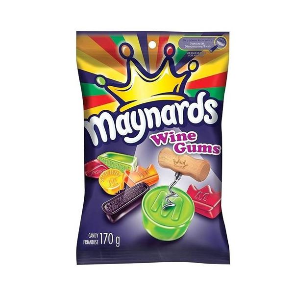 Maynards Wine Gums, 154g, Case of 12 Units