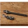 Image 1 : Irwin Vise-Grip 6-Inch Adjustable Wrench and Task 5 Piece Impact Socket Set