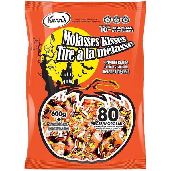 Kerr’s Molasses Kisses 80 Pieces, 600g, Proudly Made in Canada